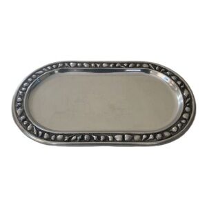 The Wilton Co Silver Seashell Platter